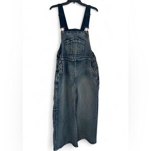 NWT Cider Blue Denim Overalls Wide Leg Plus Size 1XL